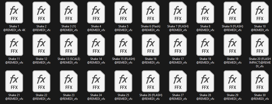 SHAKE TRANSITIONS PACK (NO PLUG-INS REQUIRED)